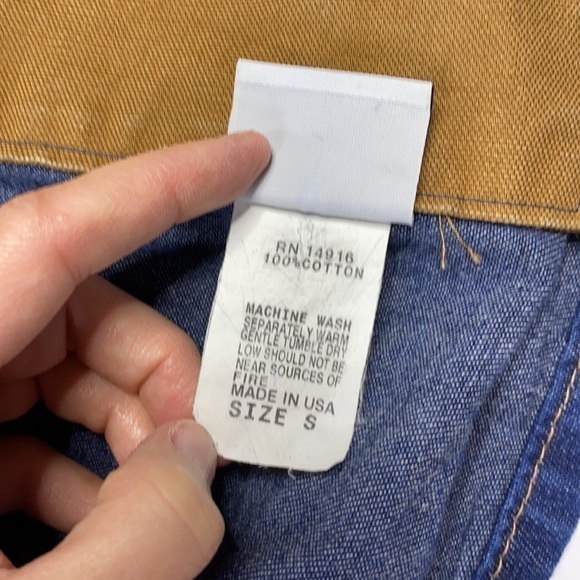 L.C King Denim Mt. Dew Collab Patchwork Jean Jacket Size Small Men’s - Picture 4 of 7